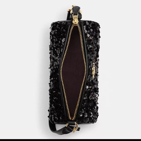 Coach Nolita Barrel Bag in black Sequins - Picture 3 of 4